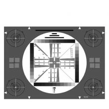 高清电视摄像机传输率通用测试卡_4K高分辨率测试卡_定制chart
