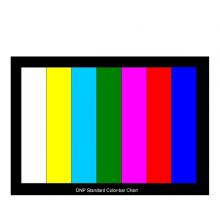 DNP Standard Color-bar Chart_标准彩条测试卡