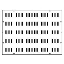 分辨率测试图卡(调制深度IEC61142)